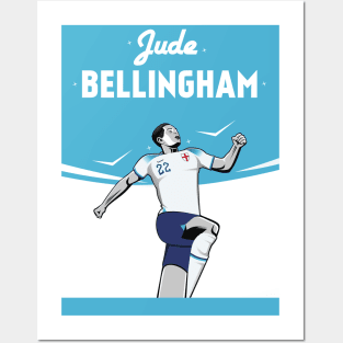 Jude ENG 22 Football Celebration Posters and Art